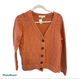 Vince Camuto salmon cardigan